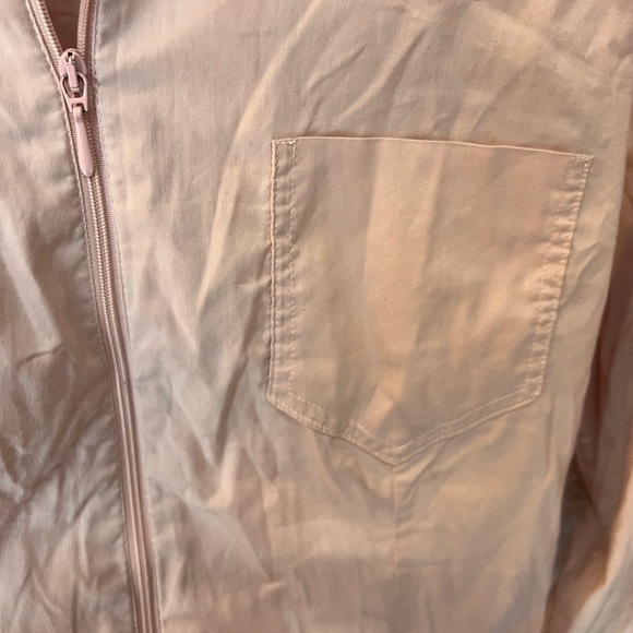 BIBA LIGHT PINK TOP ZIP UP FRONT VGUC SUPER CUTE M MEDIUM 38 ADORABLE - Picture 7 of 14